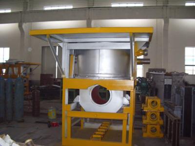 China 500KG 120KW Electric Melting Furnace , Brass Melting Furnace 0.5 Main Frequency for sale