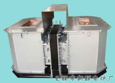 China Horizontal Metal Casting Furnace 500KG 120KW , Brass Melting Furnace for sale