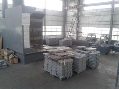 China 3 Phases Zinc Melting Furnace for Block / Ingot Production Manufacturing for sale