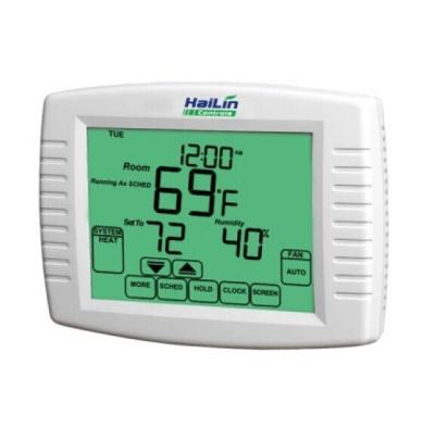 China Touch Scren 7 Day Programmable thermostat For Furnace , Surface mount for sale