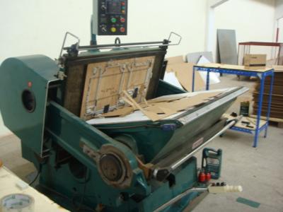 China Corrugated Cardboard Manual Flat Creasing And Die-Cutting Machine 5.5kw / 7.5kw for sale