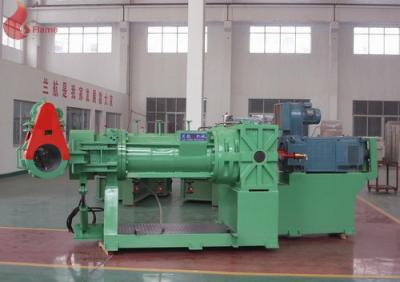 China Green 132 Kw Rubber Strainer machine With Electrical Control Cabinet for sale