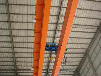 China Industrial Double Girder Overhead Traveling Crane Big Span For Machine Shop for sale