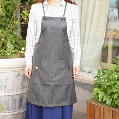 China Garden Pull Down Shirt Factory Price Adult Sublimation Canvas Apron for sale