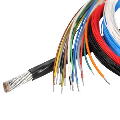 China CCC 600v FEP wires 200C  1*4.0mm  FT2  black heating home appliance  lighting for sale