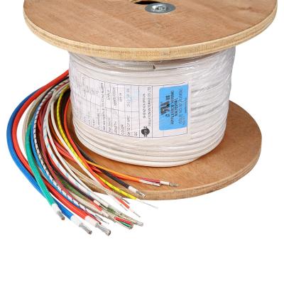 China Fiberglass Braided Electrical Cable silicone insulation wire Heat Proof for sale