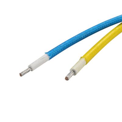 China UL3068 Fiberglass Insulated Copper Wire 150C CCC Silicone Rubber Wire for sale