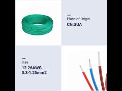 flexible silicone rubber insulated fiber glass braided wire