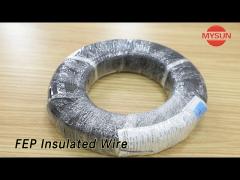 Tinned Copper FEP Insulated Wire 300V Oil Resistance For Lighting