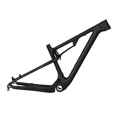 China Carbon MTB suspension mountain bike frame mountain bikes full tail fiber mountain frame soft frame all terrain bike for sale