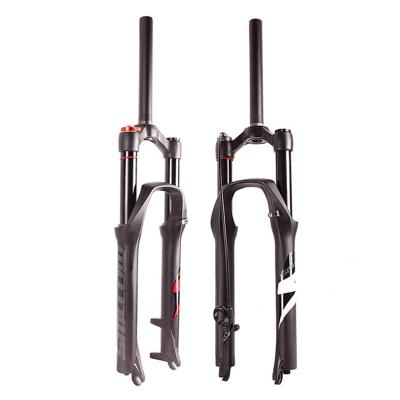 China Mountain Bikes Alloy Bicycle Air Fork 26/27.5/29er Tube Mountain Bike Suspension Fork Aluminum Front Fork Straight for sale