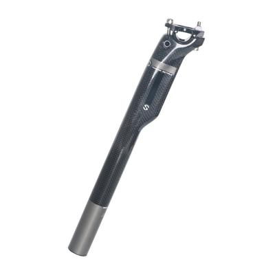 China Adjustable Carbon Fiber Mountain Bike Suspension Seatpost Road Bicycle Seat Tube Carbon Fiber Bike Seatpost for sale