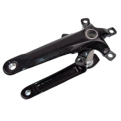 China Mountain Bikes Ultralight Crank Crank 104 110 BCD Carbon Fiber 170 175mm 3K MTB Bike Crank Set Gear Plate Bicycle Accessories for sale