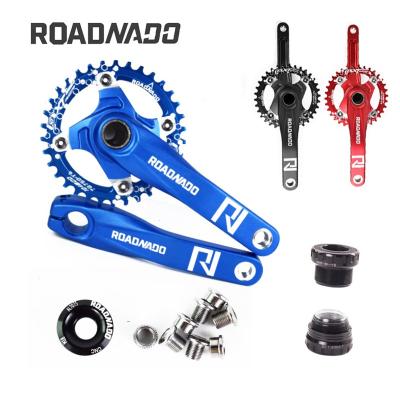 China Mountian Bicycle Crankset MTB Aluminum Bicycle Crank And Sprocket 34T/36T104CBD Aluminum Alloy Mountain Bike Crank for sale