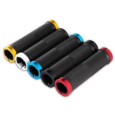 China Road Bikes Road Bike Grips Rubber Handlebar Grip MTB Bike Handlebar Grips With Lock Mountain Bike Handlebar End Bar for sale