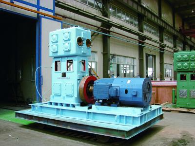 China Skid-monunted Compressor Air Separation Plant ZW-3.3/165 ZW-57/30 Vertical ,two row,four stage casting steel blue colour for sale