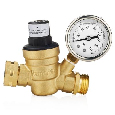 China Low Pressure Oxygen Concentrator Parts Water Adjustable Brass Pressure Adjust Valve for sale