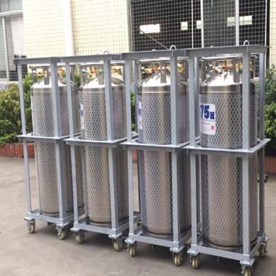 China 175L Cryogenic Liquid Storage Tank Xygen / Nitrogen / Argon Dewar Bottle for sale