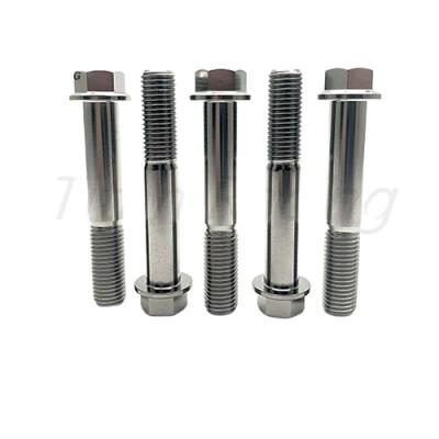 China Titanium Alloy Titanium Alloy Caliber Bolts M10x55/60/65/70/75 (Drilled Pitch) 1.25/1.5 for sale