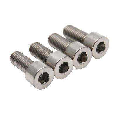 China Titanium Alloy (Gr5) Titanium Alloy (Gr5) Hex Socket Screw Head Bolt DIN912 for sale