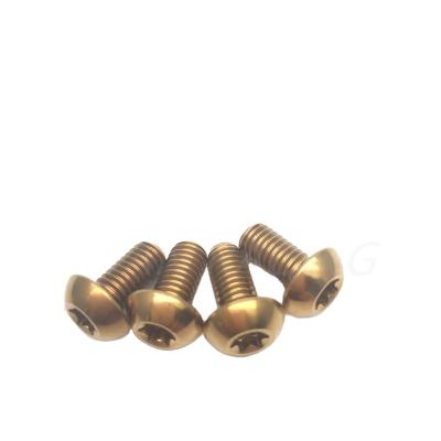 China Ti-6Al4V Pan Head Screws Ti-6Al4V Titanium Torx for sale