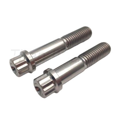 China Factory Supply 12point Auto Auto Race Car Flange Titanium Gr5 Bolts for sale