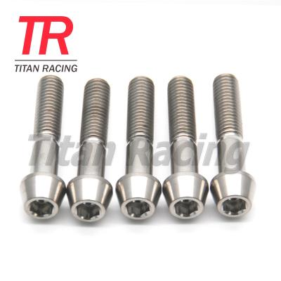 China Auto Auto Taper Head Din912 / 6912 Gr5 Titanium Anodized Bolts And Screw for sale