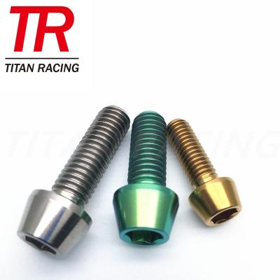 China Motorcycle China Supplier Custom Titanium Taper Head Torx Bolt m5x15 for sale