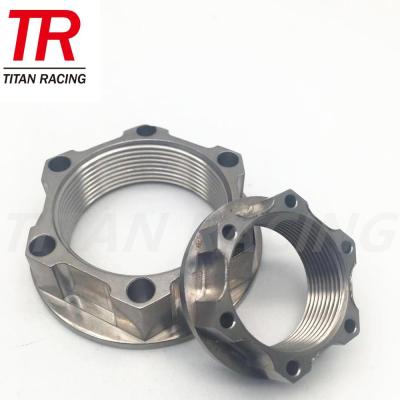 China Manufacturer Best Sales Titanium Motorcycle Rear Axle Nut For Motorcycle Wheel 12 Point for sale