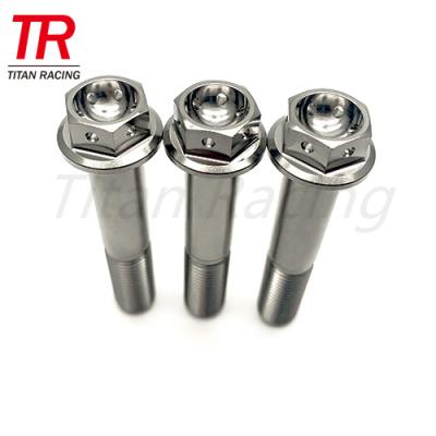 China Titanium Alloy Gr5 Titanium Titanium Bolts M 10 x 75 Gauge Bolts For Motorcycle for sale