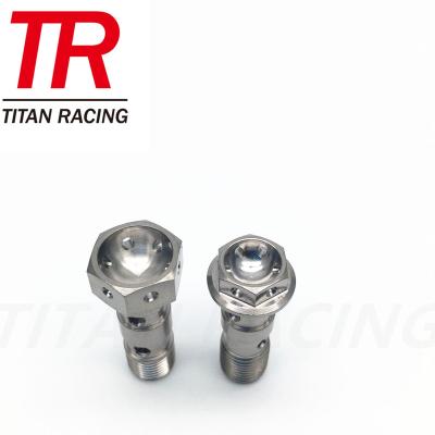 China Titanium Road Bike Motorcycle Banjo Bolts Honda CRF450 for sale