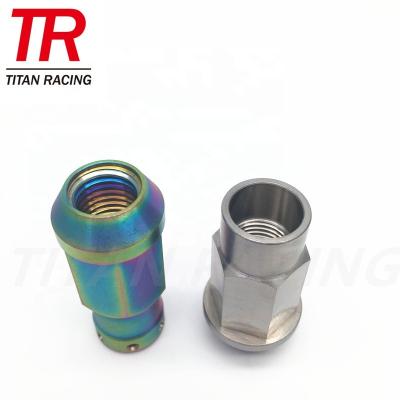 China Automotive Industry Gr5 Titanium Open Lug Nut Open Wheel Nut for sale