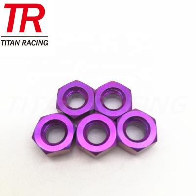 China Automotive Industry Gr5 Din934 Titanium Alloy Hex Head Nut M4/5/6/8/10 IN STOCK for sale