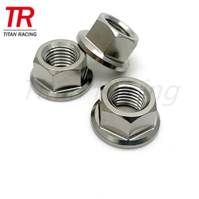 China Automotive Industry Gr5 Titanium Sprocket Nuts M8x1.25mm For Motorcycle Parts for sale