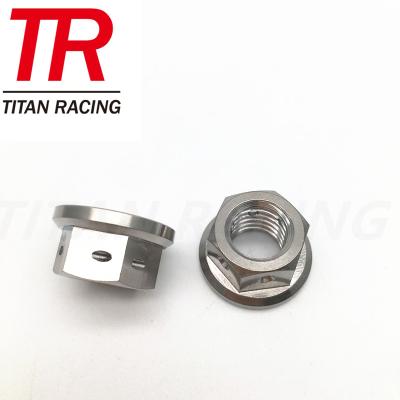 China Titanium Motorcycle Hex Flange Nut M5 M6 M8 M10 M12 M14 for sale