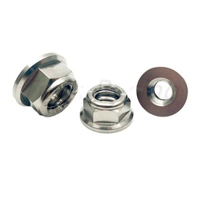 China Automobile Industry M6/M8 Metal Nylon Lock Nut GR5 Titanium Ti CNC NYLOCK for sale