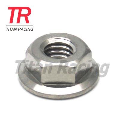 China GR5 Auto Parts Titanium Hexagon Flange Nut for sale