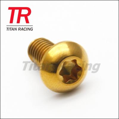 China Motorcycle And Bicycle Hex Round Head Socket Auto Titanium Bolt for sale