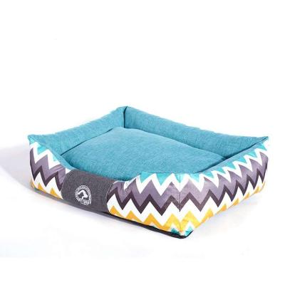 China Cheap Stocked Hot Selling Hot Selling Pet Rectangle Custom Pet Bed Sleeping Bed for sale