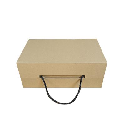 China Wholesale Disposable Paper Children's Shoe Box Paper Packaging Shoes Sports Beach Shoes Packaging Box Portable Paper Storage Box for sale