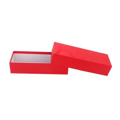 China Various Sizes Disposable Foldable And Customized Paper Packaging Red Gift Boxes for sale