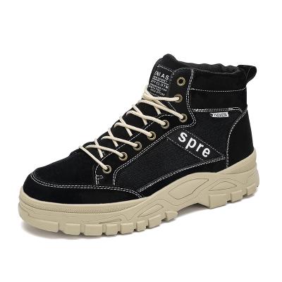 Chine Lace Up American Men Sneaker Shoes Retro Casual High Top Winter Boots à vendre