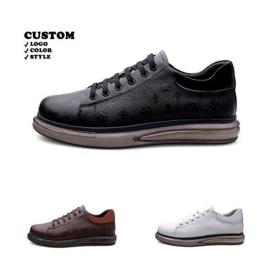 China New soft non-slip wear-resistant comfortable outdoor men's casual shoes trend fashion sports thick-soled shoes for sale