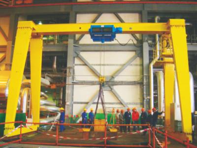 China Pendent Control Steel Frame Workshop Gantry Crane Medium Duty 6 Ton for sale