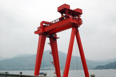 China 150 Ton Double Girder Shipbuilding Gantry Crane Precisely Positioned CE for sale