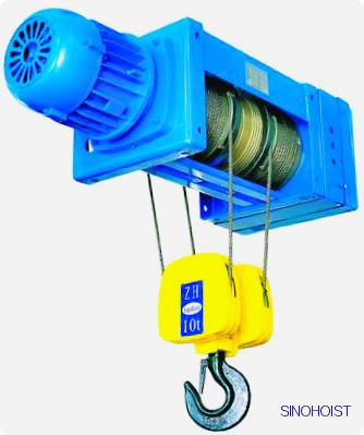 China 25 Ton Foot Mounted Hoist Up And Down Limit Switch 24 M , Variable Running Speed for sale