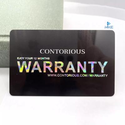 China Laser Pvc Plastic Cards Waterproof / Waterproof Luxury Warranty Business for sale