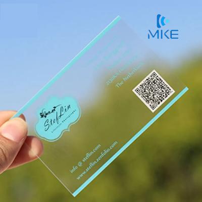 China PVC Transparent Plastic Cards Waterproof / Raincoat Custom Gift for sale