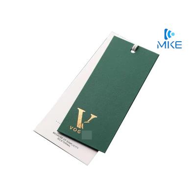 China Recyclable Custom Hang Tags With Logo Apparel for sale