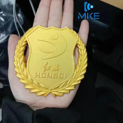 China Europe Custom Screen Printing Embossed Football Club Logo Badges For Sportswear for sale